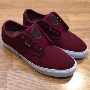 Vans Chima Ferguson Burgundy Suede Size 10